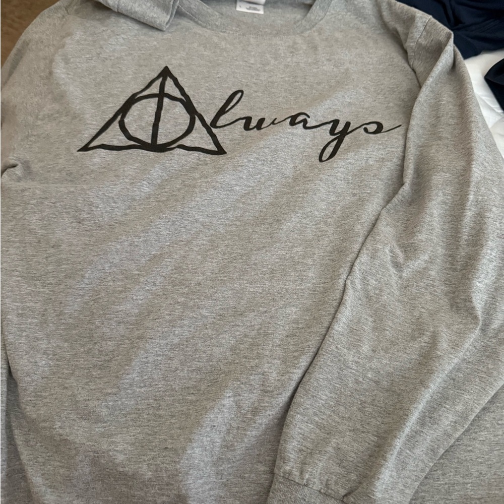 Gray Graphic Men's Sweater